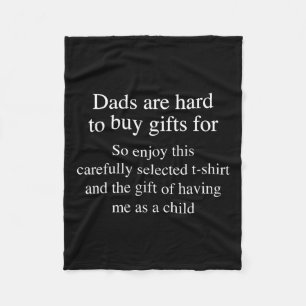 Voor papa's die moeilijk te kopen zijn voor grappi fleece deken