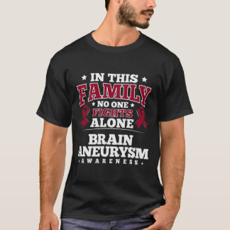 Voor patiënten met hersenaneurysma - Bourgogne lin T-shirt