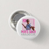 Voor Petes omwille Ronde Button 3,2 Cm (Voorkant /achterkant)