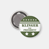 Voor President Klinger Magneet (Voorkant / Achterkant)