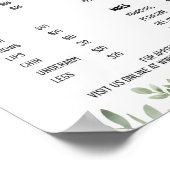 Voor Prijslijst Poster Nagelstudio (Hoek)