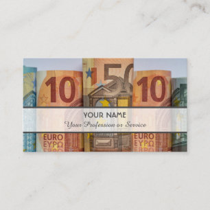 Voor professionele bankiers of financiële deskundi visitekaartje
