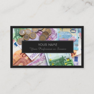 Voor professionele bankiers of financiële deskundi visitekaartje