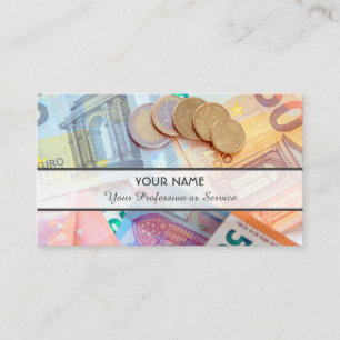 Voor professionele bankiers of financiële experts visitekaartje