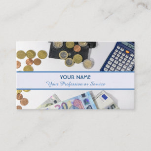 Voor professionele bankiers of financiële speciali visitekaartje