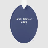 VOOR Realtor Kerstboom Naam Ornament (achterkant)