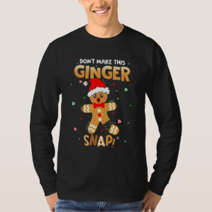 Voor Redhead maak deze gember niet magnetisch Rood T-shirt