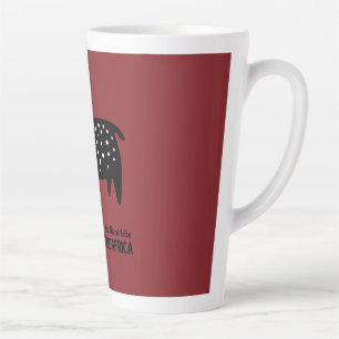 Voor reizigers over de hele wereld en Afrika Latte Mok