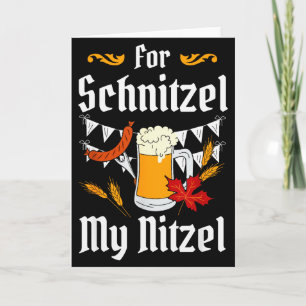 Voor Schnitzel Mijn Nitzel Festival Bier Duits  Kaart