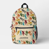 Voor skateboarders Skateboarden Graphics Collage Bedrukte Rugzak (Voorkant)