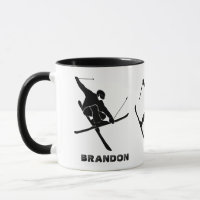 Voor Skiers Ski Tricks gepersonaliseerd
