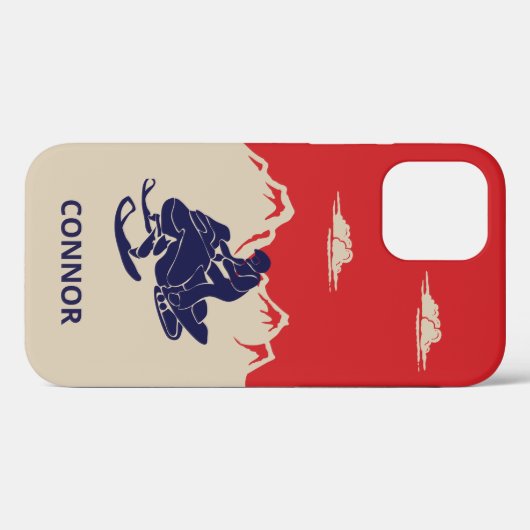 Voor Snowmobilers Snowmobile Graphic Personalized Case-Mate iPhone Case (Achterkant (horizontaal))