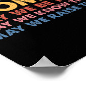 Voor sterke vrouwen Inspirerend intersectionele vr Poster (Hoek)