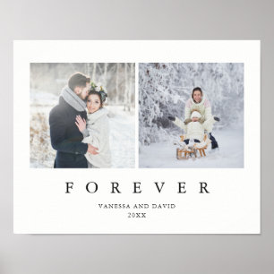 Voor Stijlvolle, minimalistische foto twee Poster