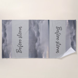 Voor storm strandlaken