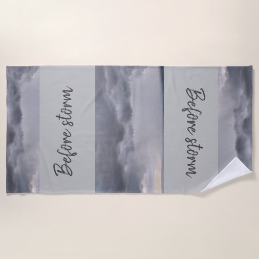 Voor storm strandlaken (Voorkant)