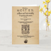 Voor Stuk aan de Charmeur & Juliet Kwarto (1599) Kaart (Gele Bloem)