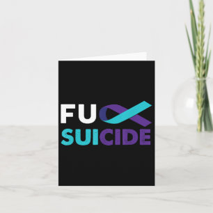 Voor Suicide Awareness Shirt Support Survivor Gift Kaart