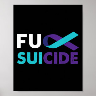 Voor Suicide Awareness Shirt Support Survivor Gift Poster