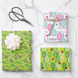 Voor 🎾 tennisspeler: schattige inpakbladen inpakpapier vel