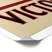 Voor thuisland en land poster (Hoek)