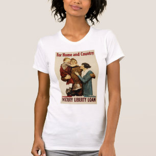 Voor thuisland en land t-shirt