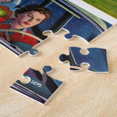 Voor, tijdens en na picknick legpuzzel (Zijkant)