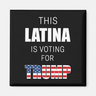 Voor Trump 2020 verkiezing President Hispanic Vrou Magneet