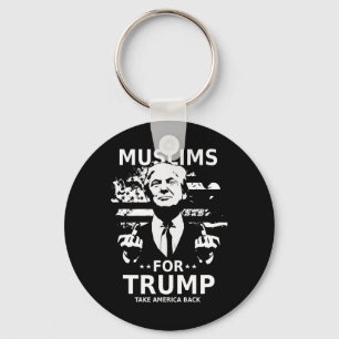 Voor Trump 2024 Conservative Funny Election 45 47 Sleutelhanger