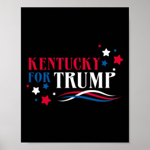 Voor Trump 2024 herverkiezing President stemming Poster
