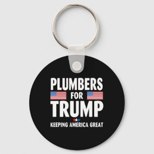 Voor Trump 2024 Keeping America Great US Flag Sleutelhanger