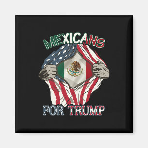 Voor Trump 2024 Mexico VS vriendschapsvlag Magneet