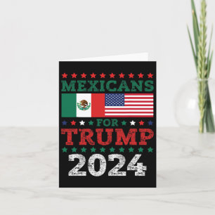 Voor Trump 2024 Neem Amerika terug Mexico VS vlag Kaart