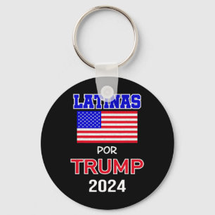 Voor Trump 2024 Pro Trump Gift - Latinas Por Trump Sleutelhanger