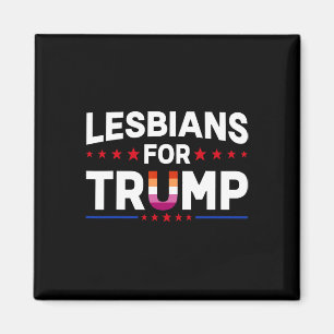 Voor Trump 2024 Re Election President Stempunt MEM Magneet