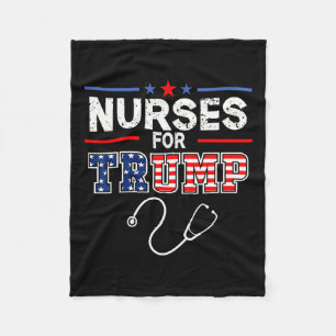 Voor Trump 2024 Steun Donald Trump - Amerika Vlag Fleece Deken