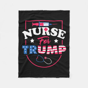 Voor Trump - Conservatieve Republikeinse verpleegk Fleece Deken