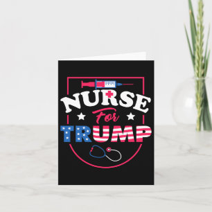 Voor Trump - Conservatieve Republikeinse verpleegk Kaart