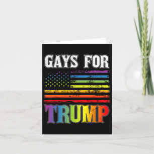 Voor Trump LHBT Pride Gay Rainbow Flag Stem Republ Kaart