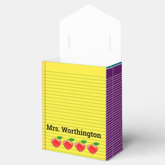 Voor u - zie Achterzijde - Voorkeuren Bedankdoosjes (Geopend)