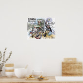 Voor uw veiligheidsdruk poster (Keuken)