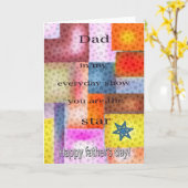 Voor vader kaart (Gele Bloem)