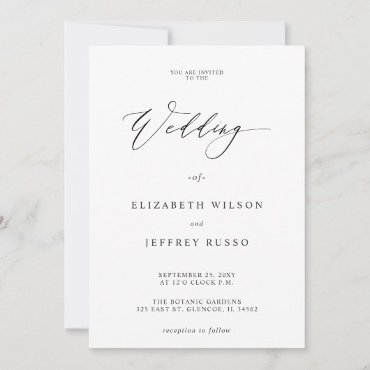 Voor Vellum Overlay Spring Blush Floral Wedding Kaart (Voorkant)