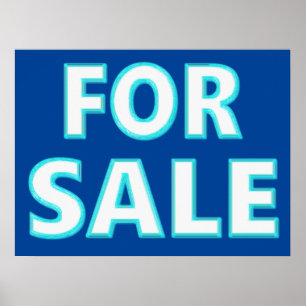 Voor verkoop poster