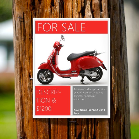VOOR VERKOOP Simple Red Flyer