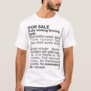Voor verkoop t-shirt