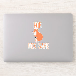 Voor Vos Sake Sticker