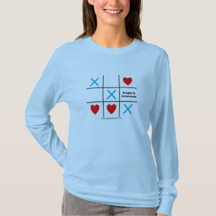 Voor vrouwen - Tic Tac Toe! T-shirt