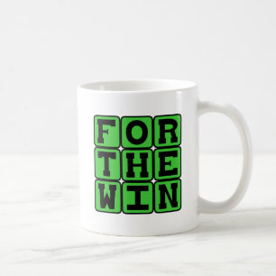 Voor Win, het Web van FTW Koffiemok