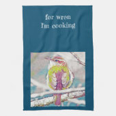 Voor Wren ik koken keukenhanddoek (Verticaal)